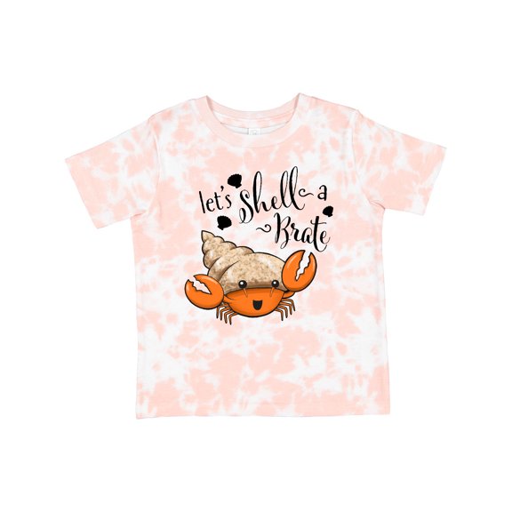 Inktastic Lets Shell-a-brate- Cute Hermit Crab Boys or Girls Toddler T-Shirt