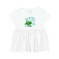 thumbnail image 1 of Inktastic Lets Swim Cute Sea Turtle Girls Baby Dress, 1 of 5