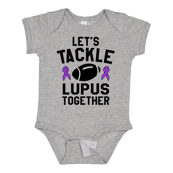 Inktastic Lets Tackle Lupus Together Boys or Girls Baby Bodysuit