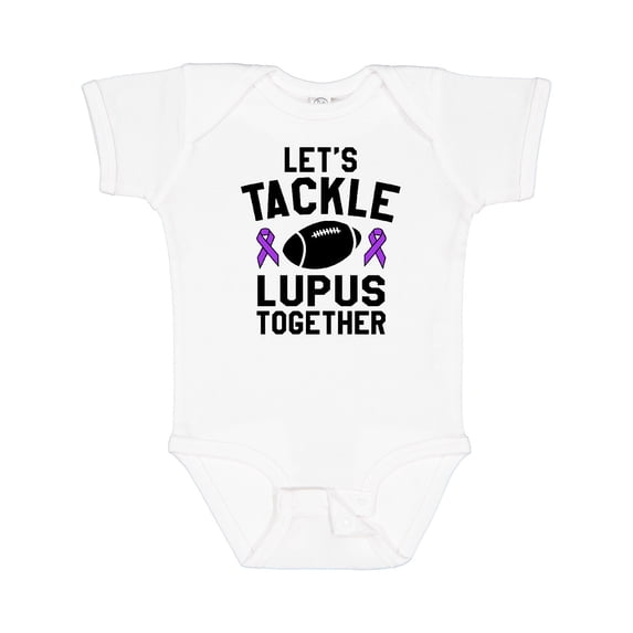 Inktastic Lets Tackle Lupus Together Boys or Girls Baby Bodysuit