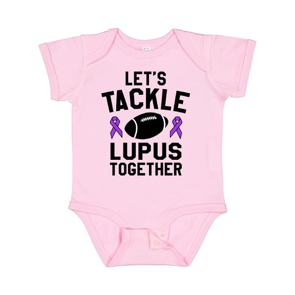 Inktastic Lets Tackle Lupus Together Boys or Girls Baby Bodysuit