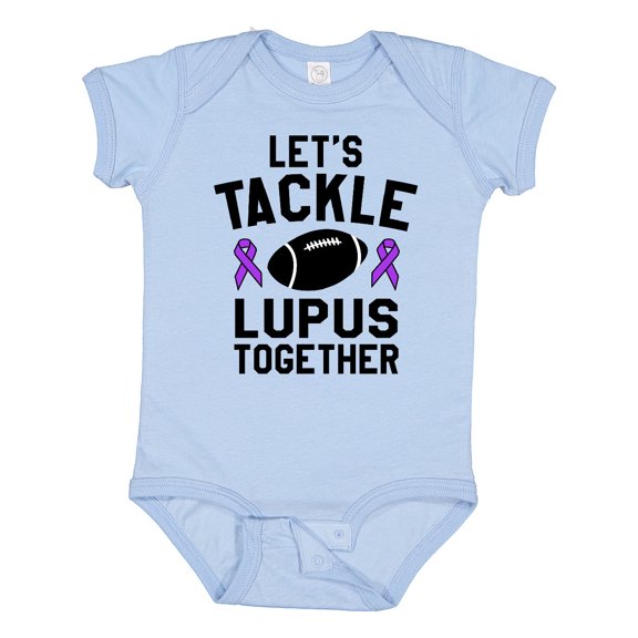 Inktastic Lets Tackle Lupus Together Boys or Girls Baby Bodysuit