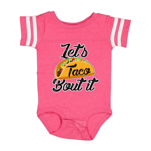 Inktastic Lets Taco Bout It Boys or Girls Baby Bodysuit