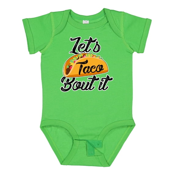 Inktastic Lets Taco Bout It Boys or Girls Baby Bodysuit