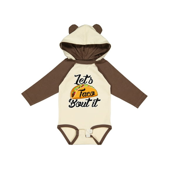 Inktastic Lets Taco Bout It Boys or Girls Long Sleeve Baby Bodysuit
