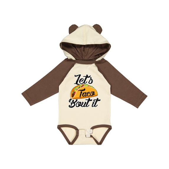 Inktastic Lets Taco Bout It Boys or Girls Long Sleeve Baby Bodysuit