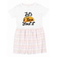 thumbnail image 1 of Inktastic Lets Taco Bout It Girls Toddler Dress, 1 of 5