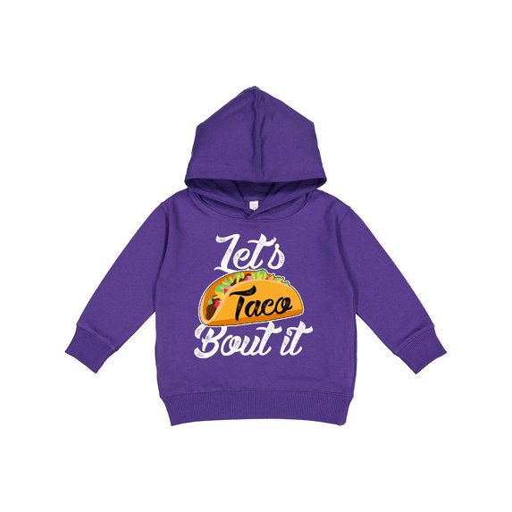 Inktastic Lets Taco Bout It Toddler Hoodie