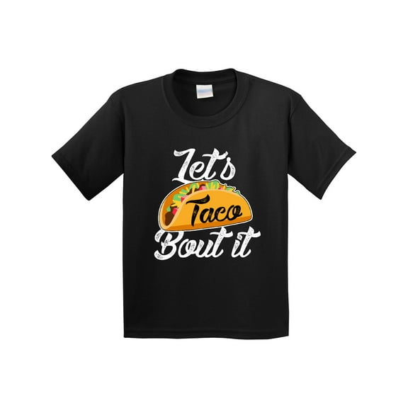 Inktastic Lets Taco Bout It Youth T-Shirt