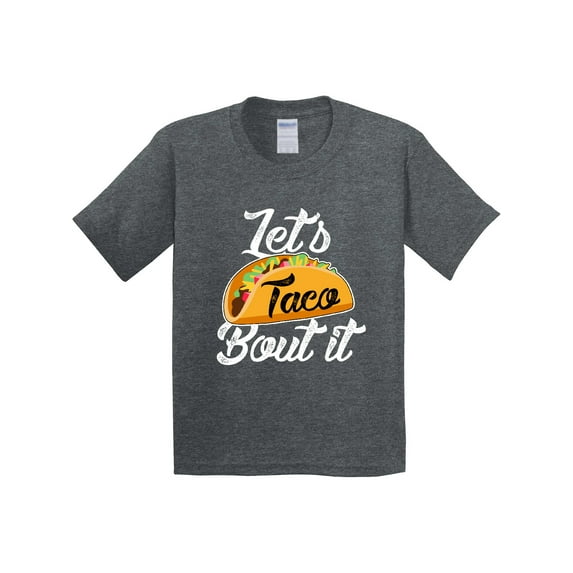 Inktastic Lets Taco Bout It Youth T-Shirt