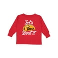 thumbnail image 1 of Inktastic Lets Taco Bout it Boys or Girls Long Sleeve Toddler T-Shirt, 1 of 5