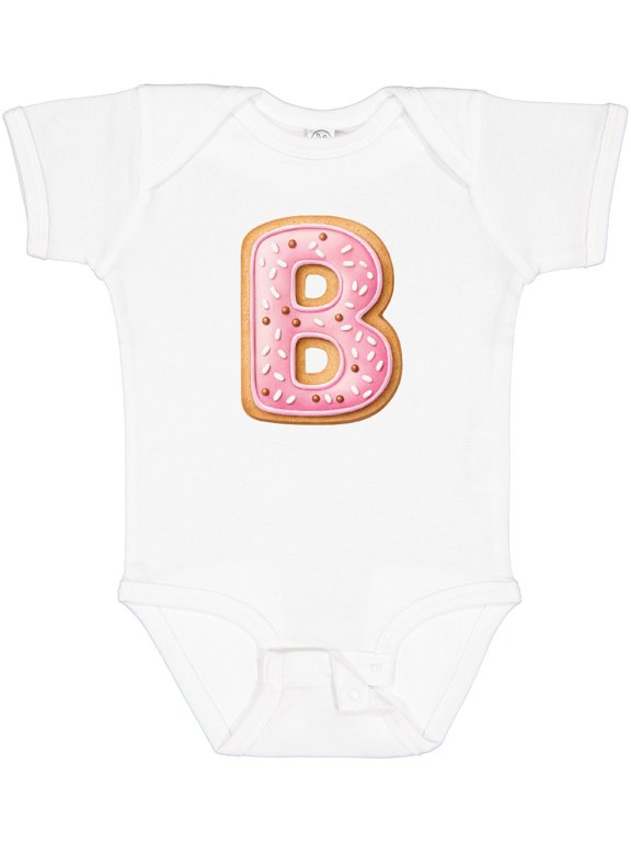 Letter B Cookie Boys or Girls Baby Bodysuit