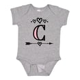 thumbnail image 1 of Inktastic Letter C Monogram Tribal Arrow Girls Baby Bodysuit, 1 of 5