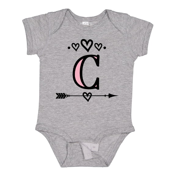 Inktastic Letter C Monogram Tribal Arrow Girls Baby Bodysuit