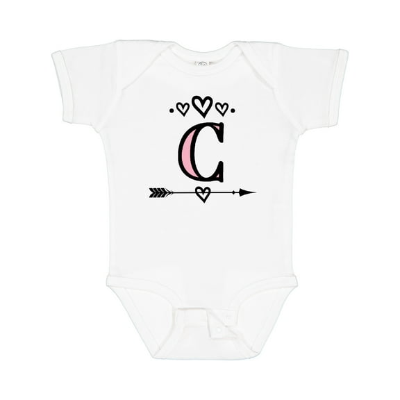 Inktastic Letter C Monogram Tribal Arrow Girls Baby Bodysuit