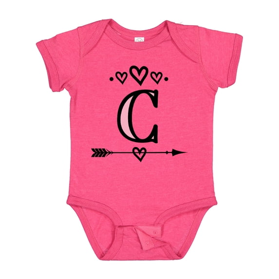 Inktastic Letter C Monogram Tribal Arrow Girls Baby Bodysuit