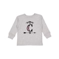 thumbnail image 1 of Inktastic Letter C Monogram Tribal Arrow Girls Long Sleeve Toddler T-Shirt, 1 of 5