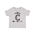 thumbnail image 1 of Inktastic Letter C Monogram Tribal Arrow Girls Toddler T-Shirt, 1 of 5