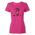 thumbnail image 1 of Inktastic Letter C Monogram Tribal Arrow Women's T-Shirt, 1 of 5