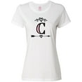 thumbnail image 1 of Inktastic Letter C Monogram Tribal Arrow Women's T-Shirt, 1 of 5