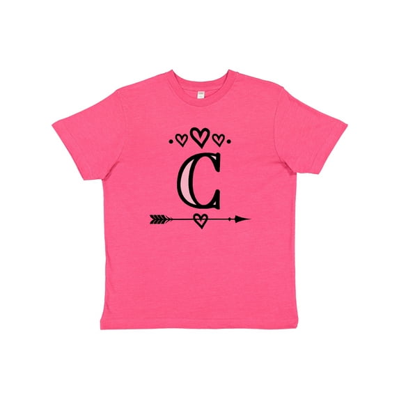 Inktastic Letter C Monogram Tribal Arrow Youth T-Shirt