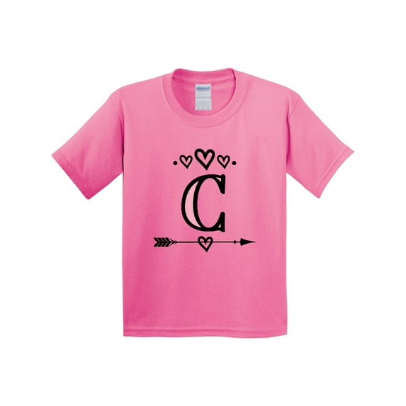 Inktastic Letter C Monogram Tribal Arrow Youth T-Shirt
