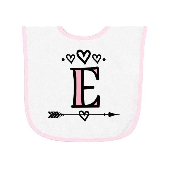 Inktastic Letter E Monogram Tribal Arrow Baby Terry Cloth Bib