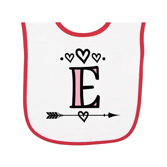 Inktastic Letter E Monogram Tribal Arrow Baby Terry Cloth Bib
