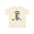 thumbnail image 1 of Inktastic Letter E Monogram Tribal Arrow Girls Toddler T-Shirt, 1 of 5
