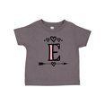 thumbnail image 1 of Inktastic Letter E Monogram Tribal Arrow Girls Toddler T-Shirt, 1 of 5
