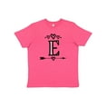 thumbnail image 1 of Inktastic Letter E Monogram Tribal Arrow Youth T-Shirt, 1 of 5