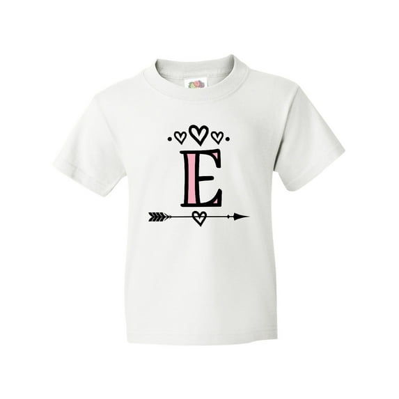 Inktastic Letter E Monogram Tribal Arrow Youth T-Shirt