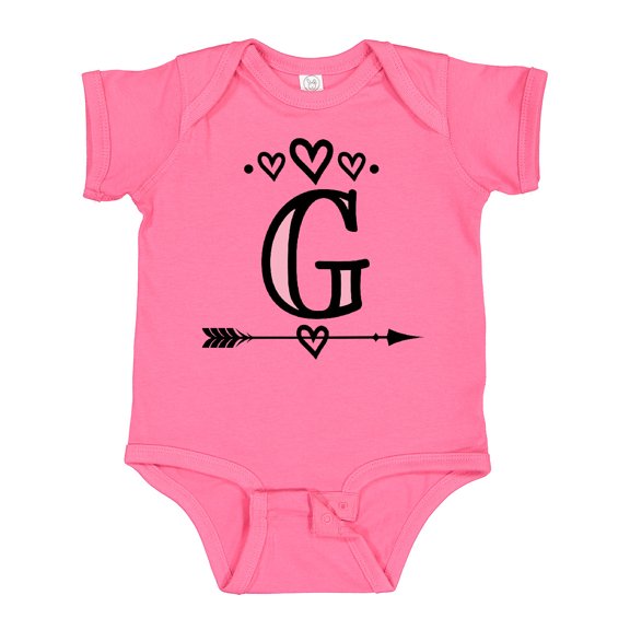 Inktastic Letter G Monogram Tribal Arrow Girls Baby Bodysuit