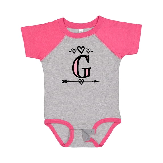 Inktastic Letter G Monogram Tribal Arrow Girls Baby Bodysuit
