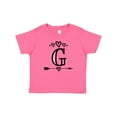 thumbnail image 1 of Inktastic Letter G Monogram Tribal Arrow Girls Baby T-Shirt, 1 of 5