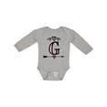 thumbnail image 1 of Inktastic Letter G Monogram Tribal Arrow Girls Long Sleeve Baby Bodysuit, 1 of 5