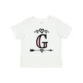thumbnail image 1 of Inktastic Letter G Monogram Tribal Arrow Girls Toddler T-Shirt, 1 of 5