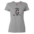thumbnail image 1 of Inktastic Letter G Monogram Tribal Arrow Women's T-Shirt, 1 of 5