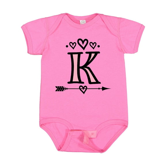 Inktastic Letter K Monogram Tribal Arrow Girls Baby Bodysuit