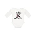 thumbnail image 1 of Inktastic Letter K Monogram Tribal Arrow Girls Long Sleeve Baby Bodysuit, 1 of 5