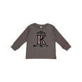 thumbnail image 1 of Inktastic Letter K Monogram Tribal Arrow Girls Long Sleeve Toddler T-Shirt, 1 of 5