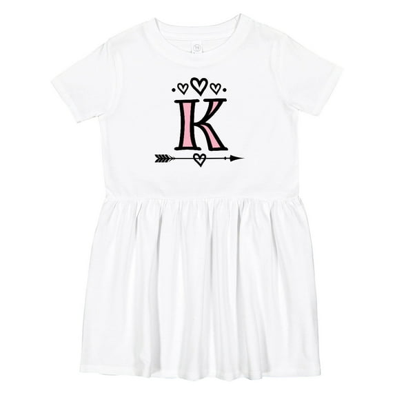 Inktastic Letter K Monogram Tribal Arrow Girls Toddler Dress