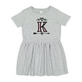 thumbnail image 1 of Inktastic Letter K Monogram Tribal Arrow Girls Toddler Dress, 1 of 5