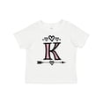 thumbnail image 1 of Inktastic Letter K Monogram Tribal Arrow Girls Toddler T-Shirt, 1 of 5