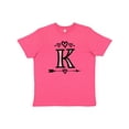 thumbnail image 1 of Inktastic Letter K Monogram Tribal Arrow Youth T-Shirt, 1 of 5