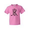 thumbnail image 1 of Inktastic Letter K Monogram Tribal Arrow Youth T-Shirt, 1 of 5