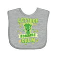 thumbnail image 1 of Inktastic Lettuce Romaine Calm Boys or Girls Baby Bib, 1 of 4
