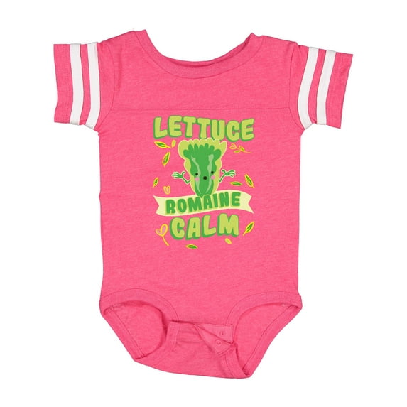 Inktastic Lettuce Romaine Calm Boys or Girls Baby Bodysuit