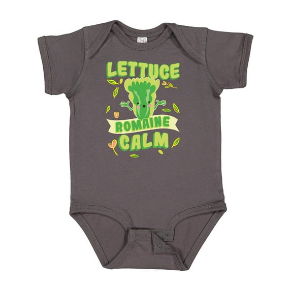 Inktastic Lettuce Romaine Calm Boys or Girls Baby Bodysuit