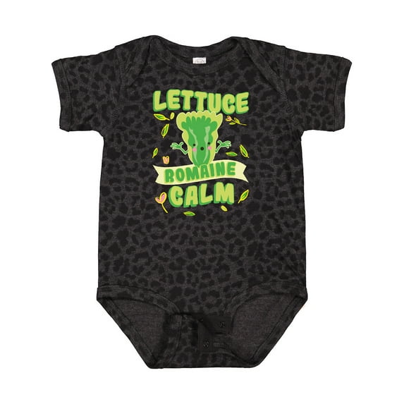 Inktastic Lettuce Romaine Calm Boys or Girls Baby Bodysuit